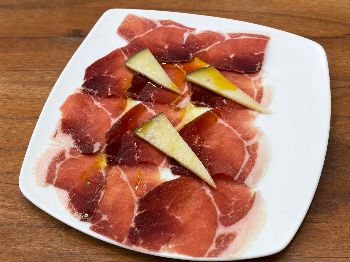 Jamón de reserva con queso puro de oveja